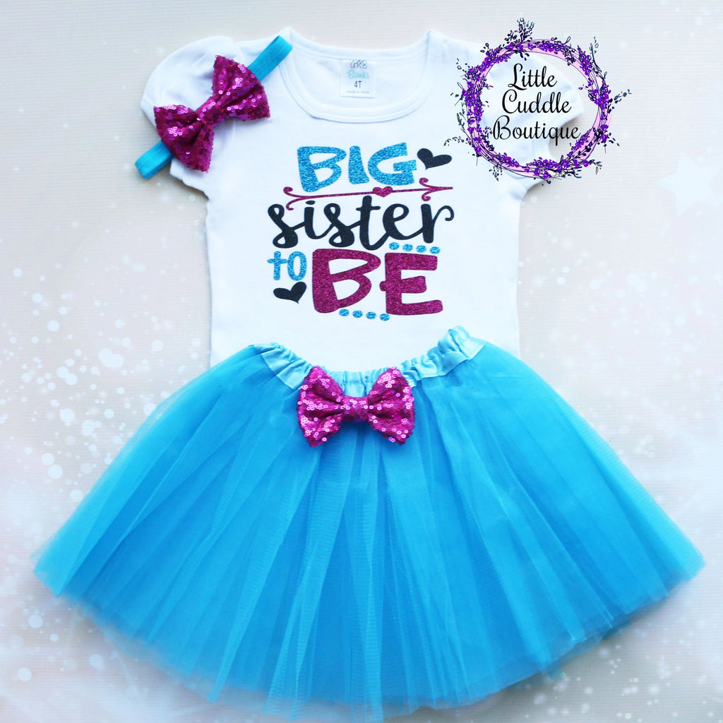 Big Sister To Be Tutu Outfit