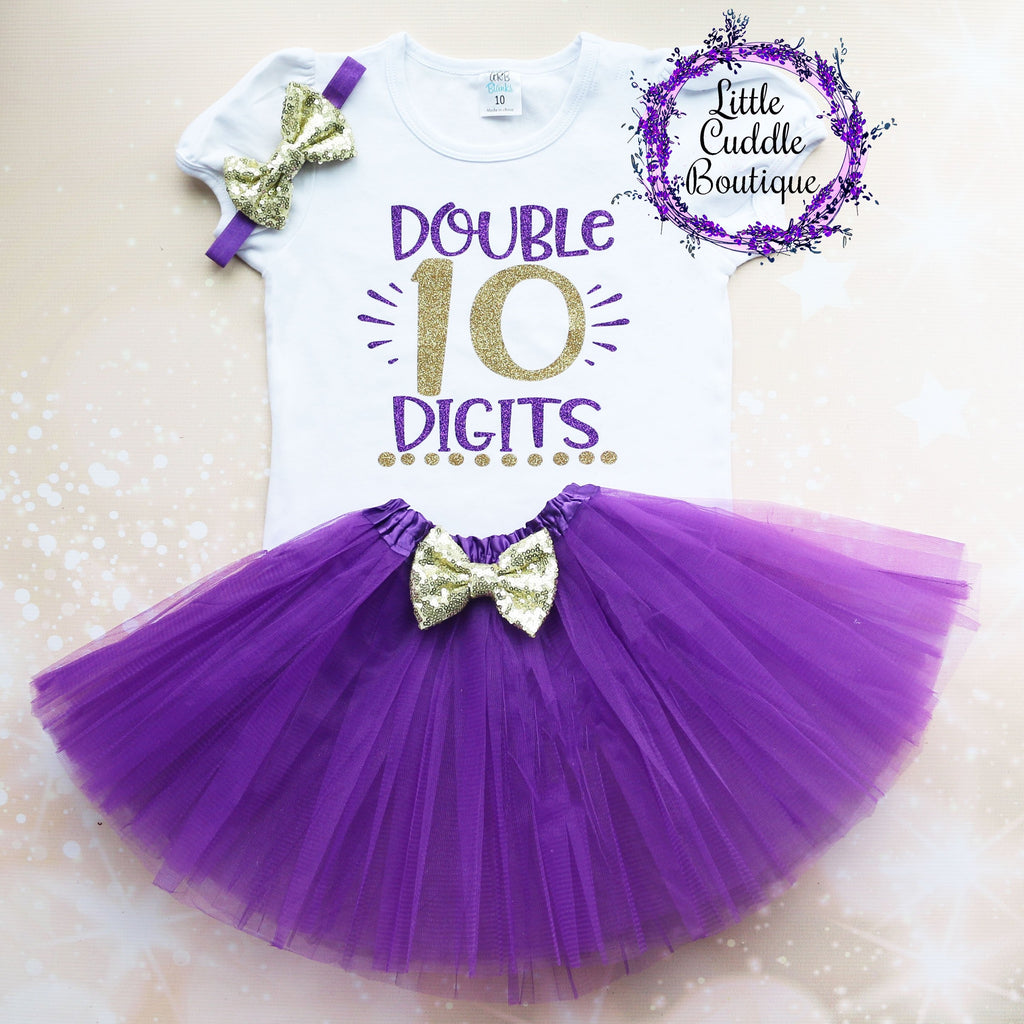 Double Digits 10th Birthday Tutu Outfit