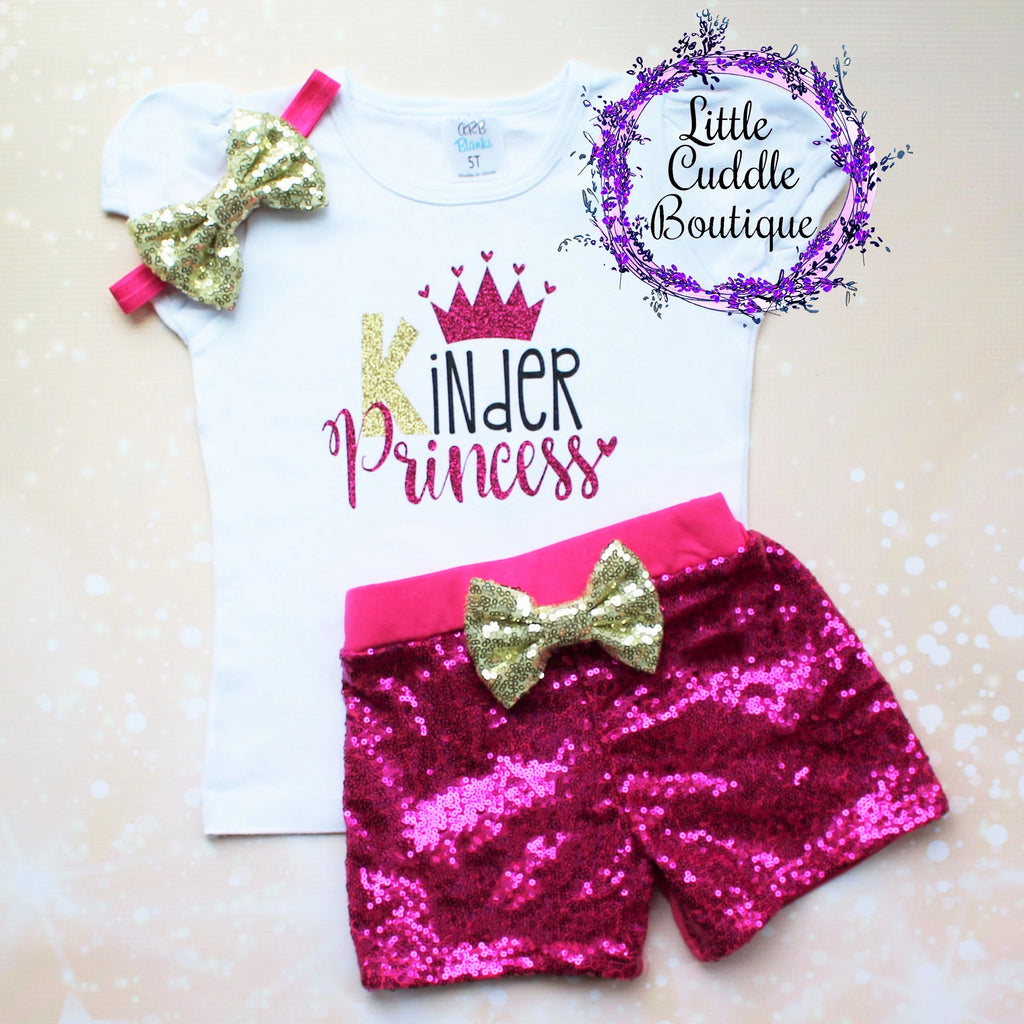 Kinder Princess Shorts Outfit