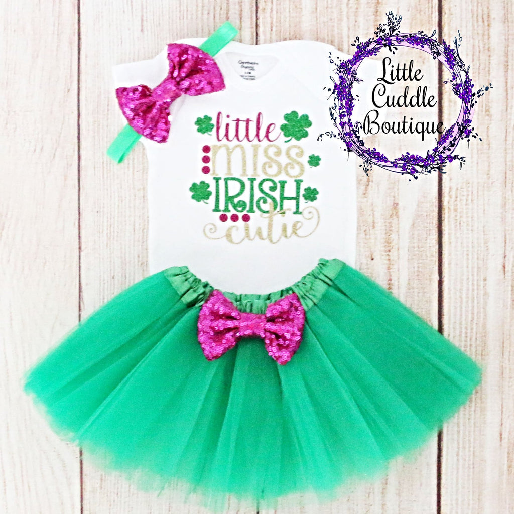 Little Miss Irish Cutie Baby Tutu Outfit