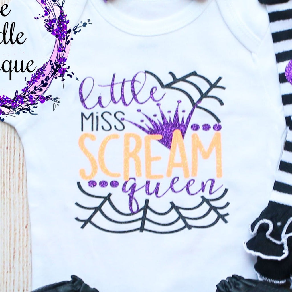 Little Miss Scream Queen Baby Tutu Outfit