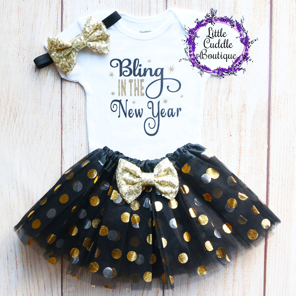 Bling In The New Baby Tutu Outfit