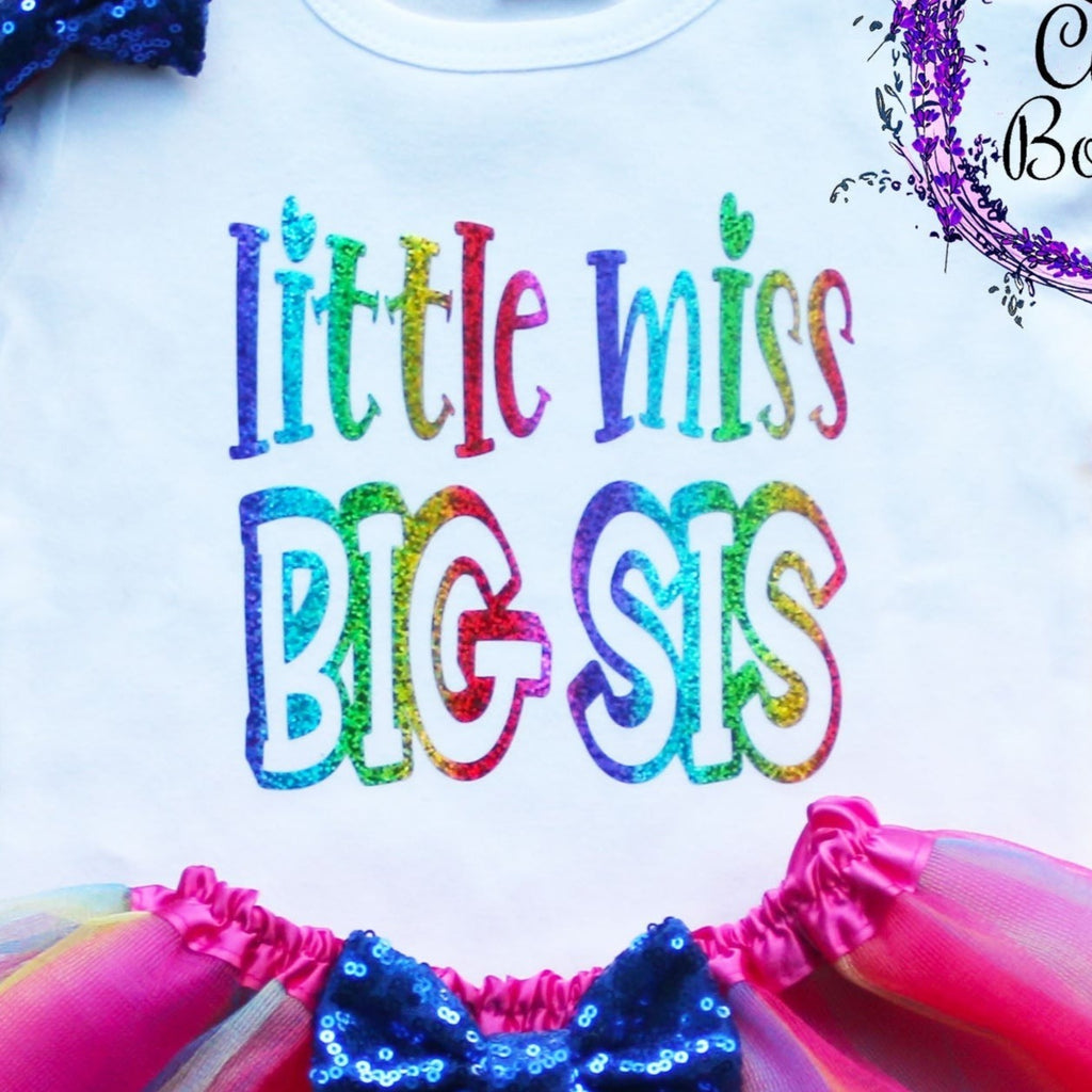 Little Miss Big Sis Tutu Outfit
