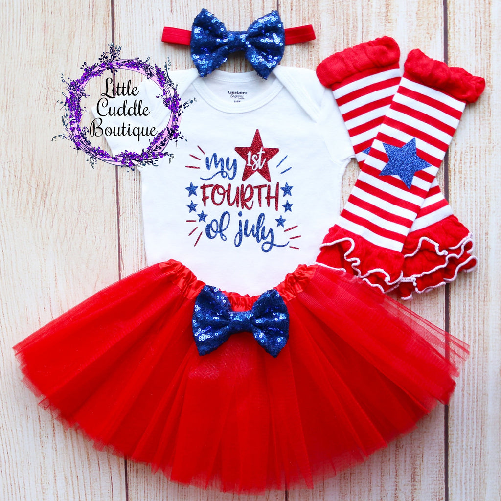 My 1st Fourth of July Tutu Outfit