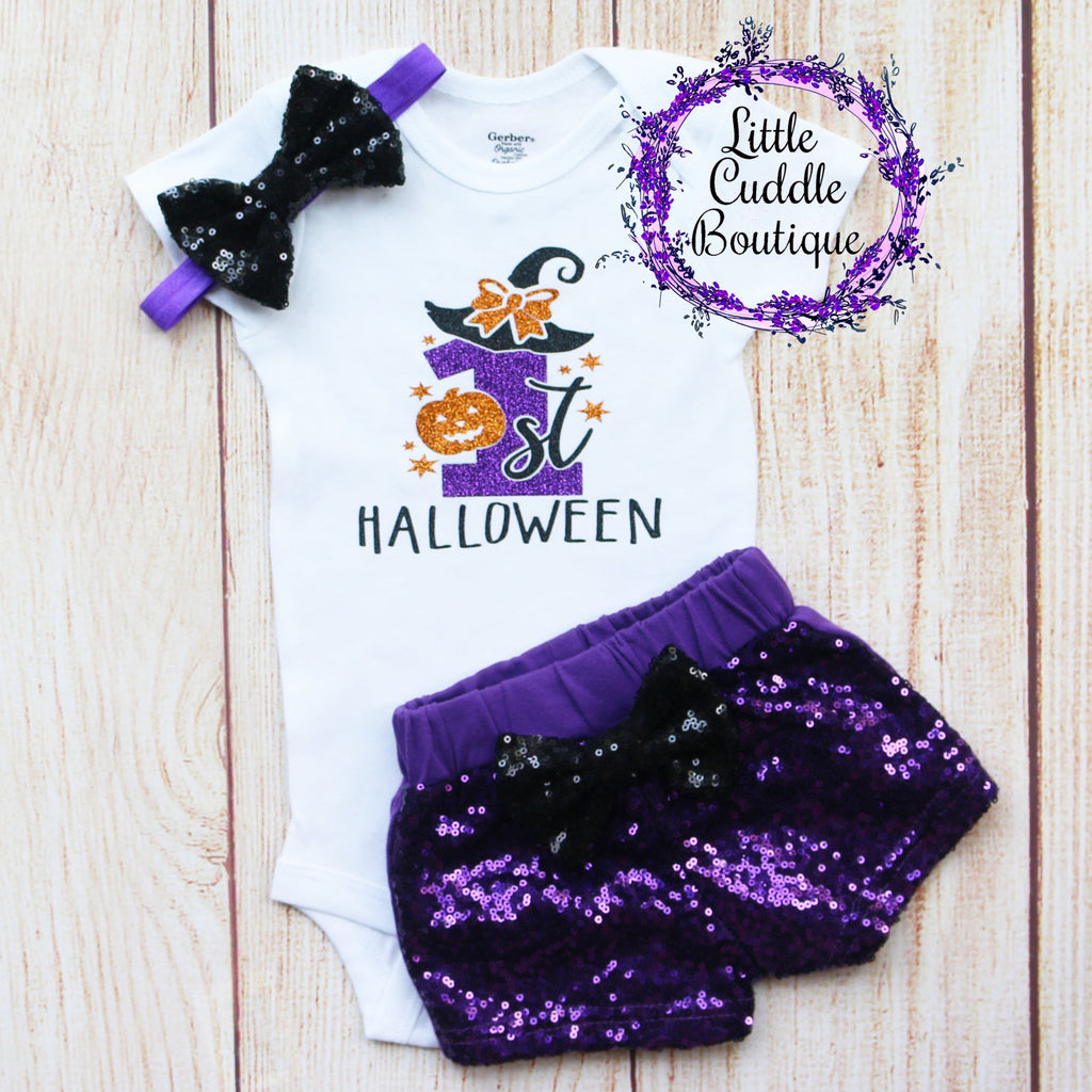 First Halloween Shorts Outfit