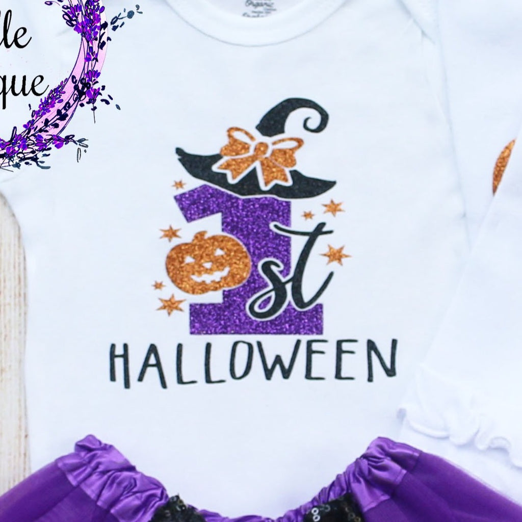 First Halloween Baby Tutu Outfit