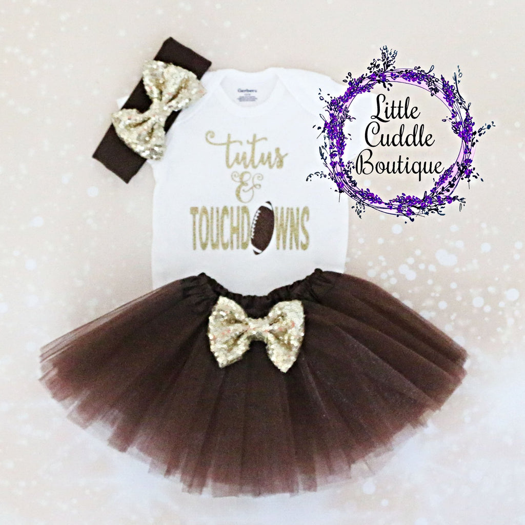 Tutus and Touchdowns Baby Tutu Outfit