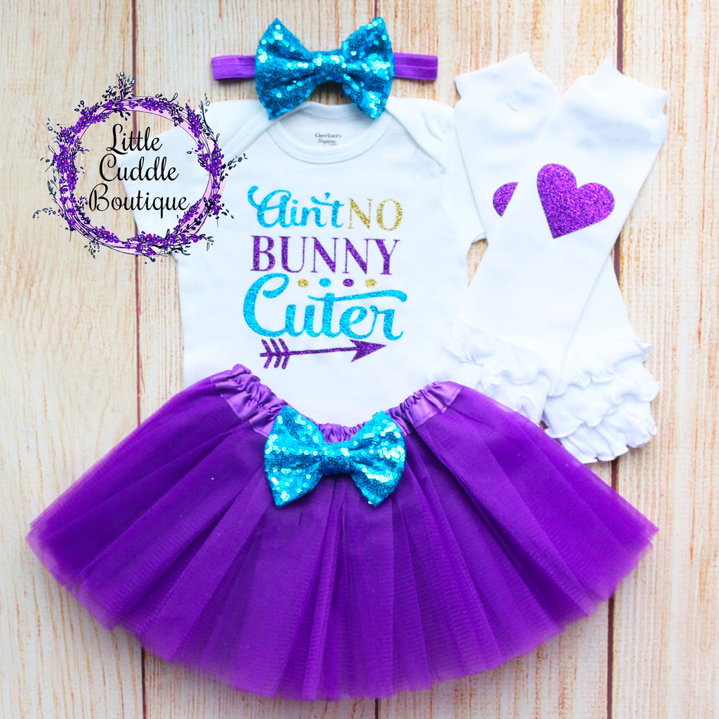 Ain't No Bunny Cuter Baby Tutu Outfit