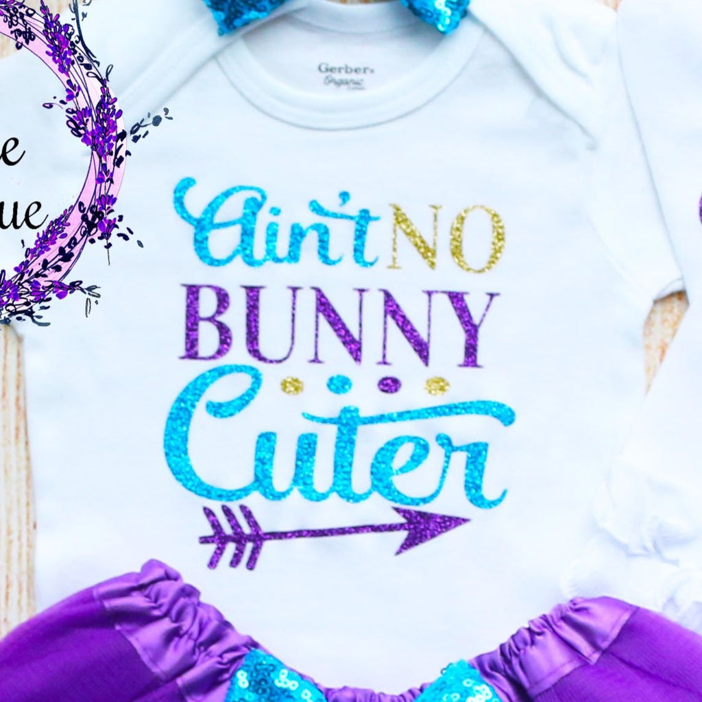 Ain't No Bunny Cuter Baby Tutu Outfit