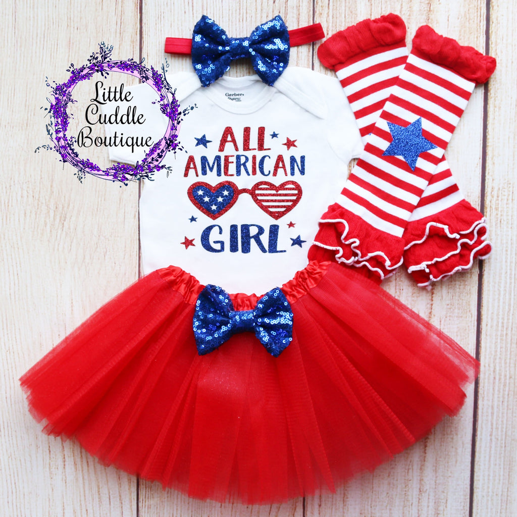 All American Girl Baby Tutu Outfit