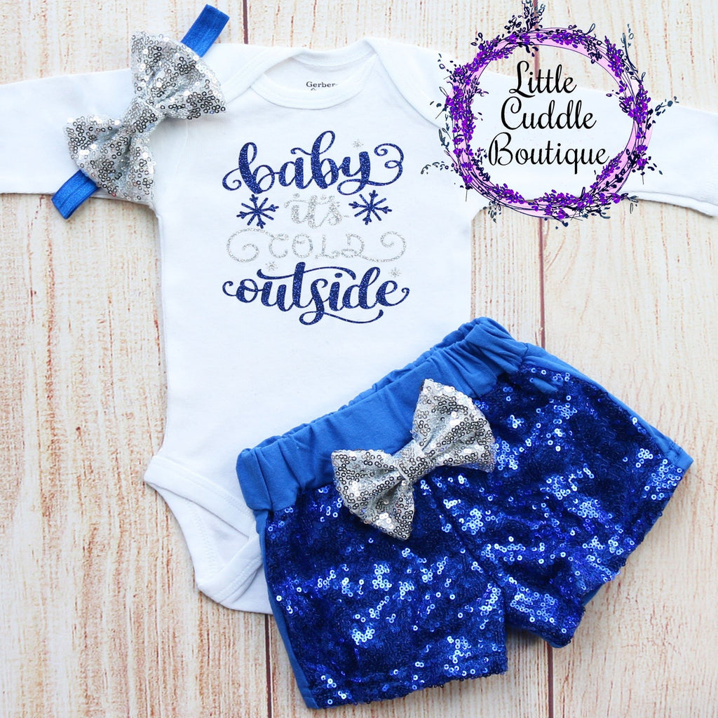 Baby It's Cold Outside Christmas Baby Outfit