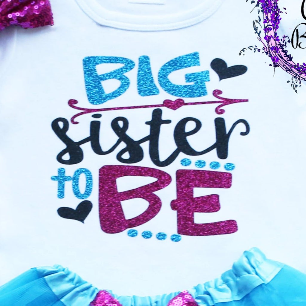 Big Sister To Be Tutu Outfit