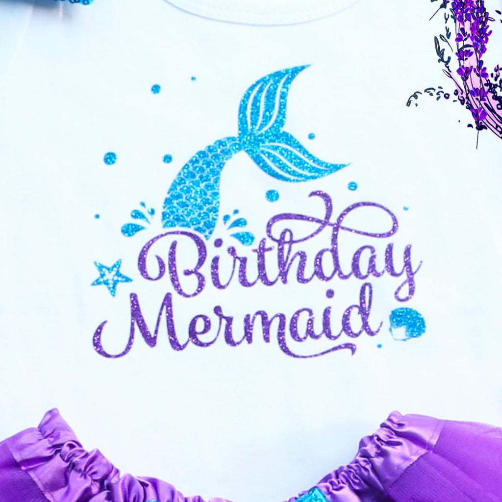 Birthday Mermaid Tutu Outfit