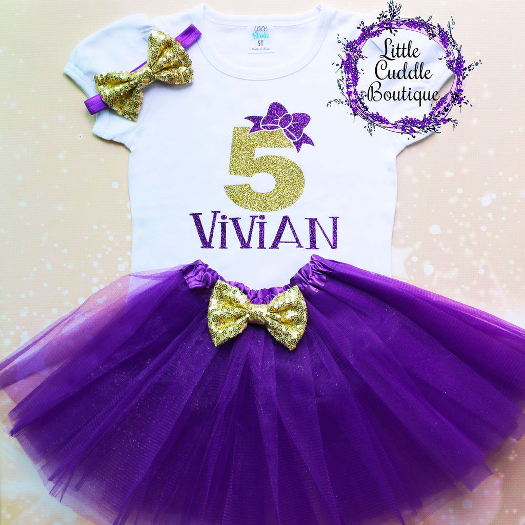 Personalized Kid's Birthday Tutu Outfit
