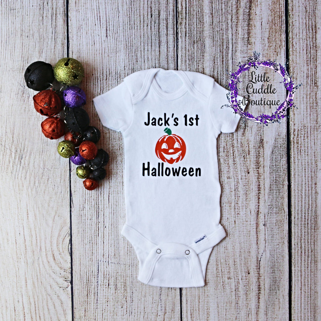 Personalized First Halloween Bodysuit