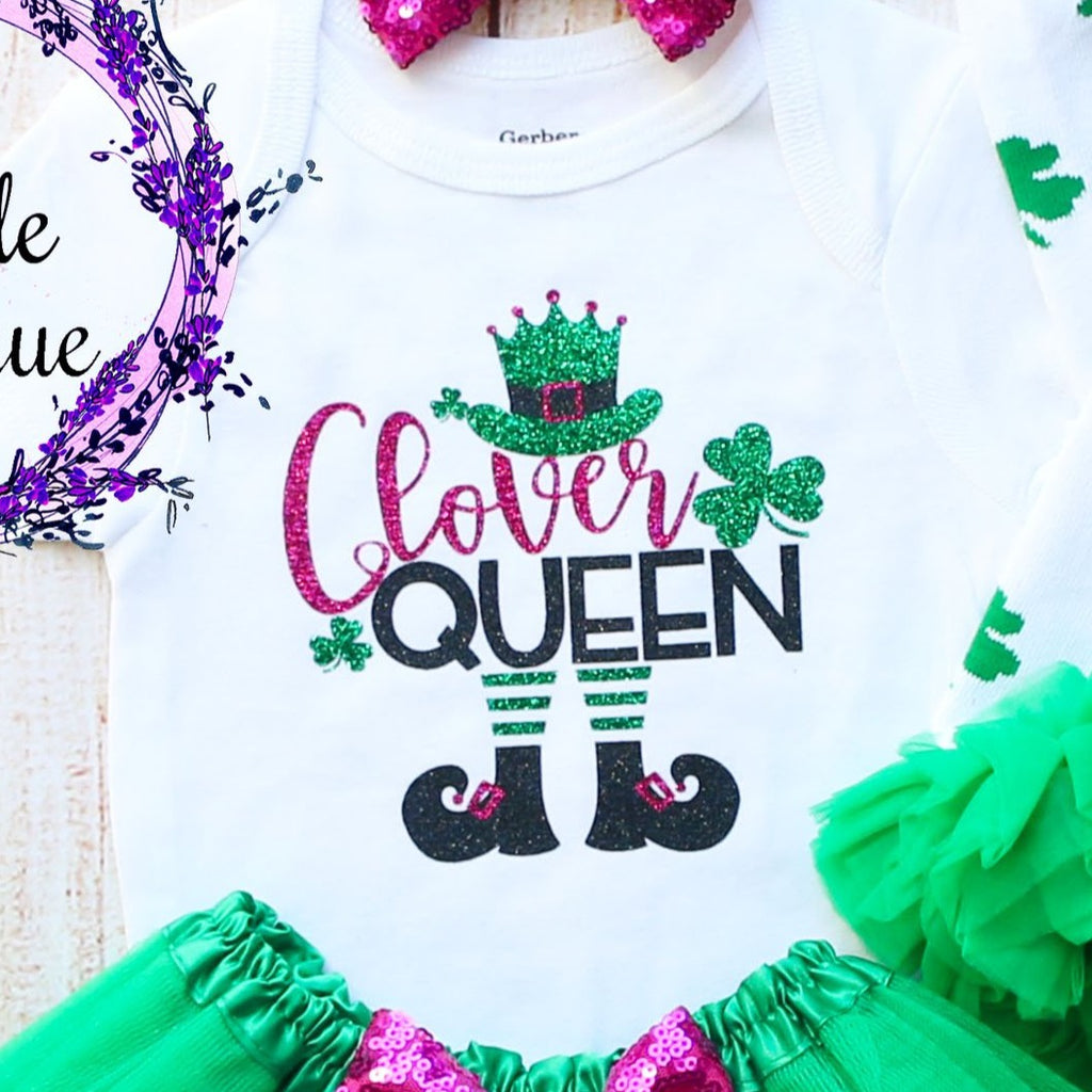 Clover Queen Baby Tutu Outfit