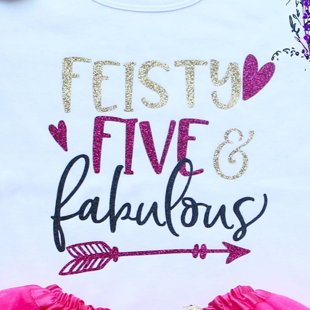 Feisty Five & Fabulous Birthday Tutu Outfit