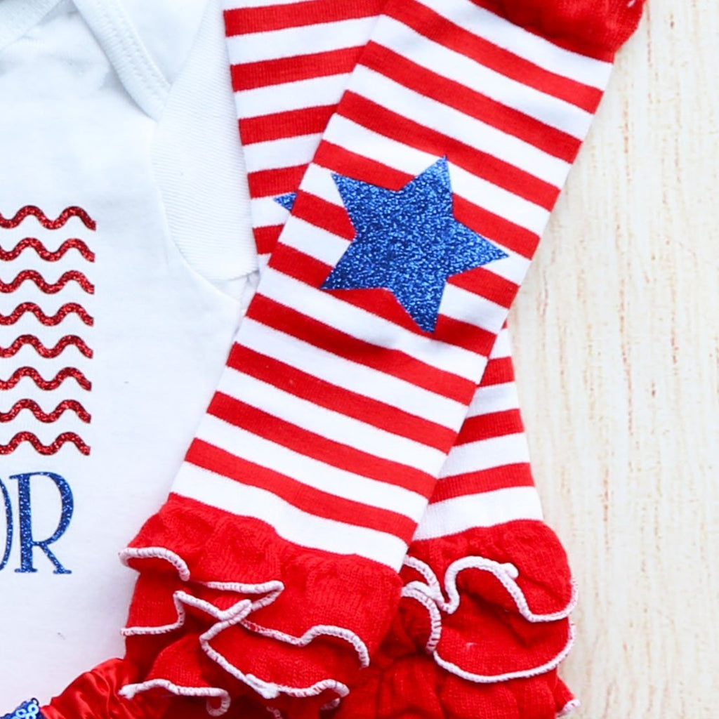 Personalized Baby American Flag Tutu Outfit