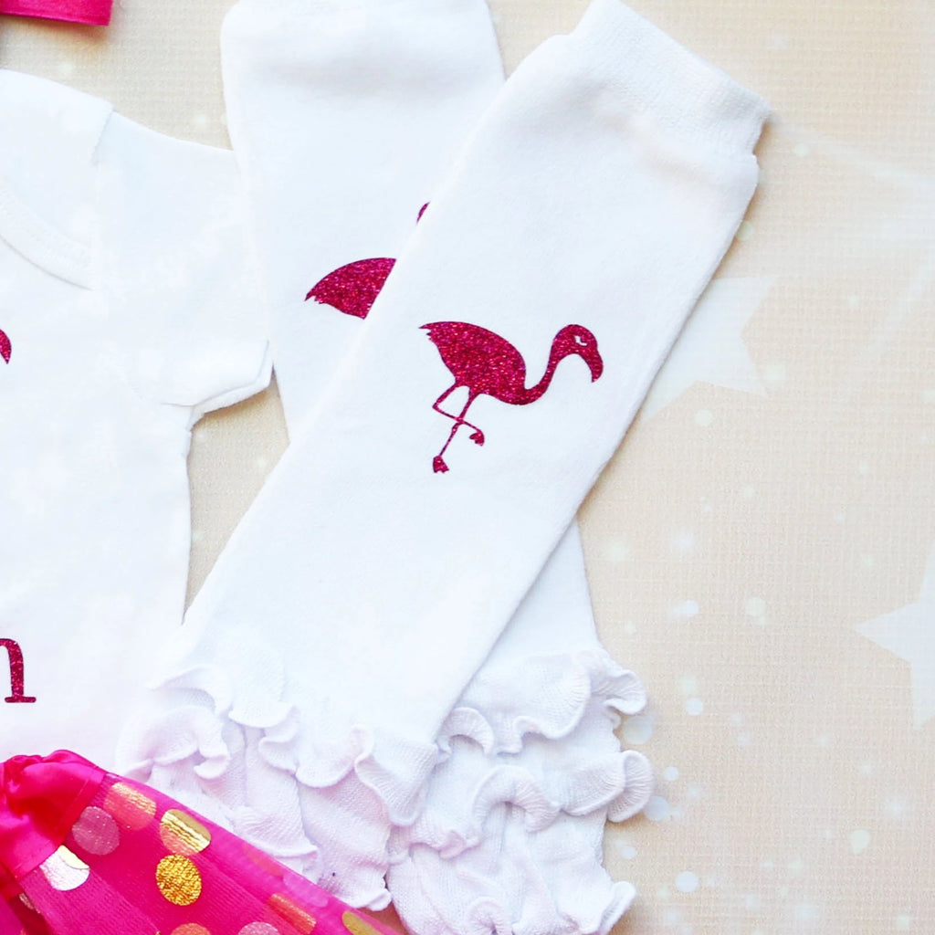 Personalized Flamingo First Birthday Tutu Outfit