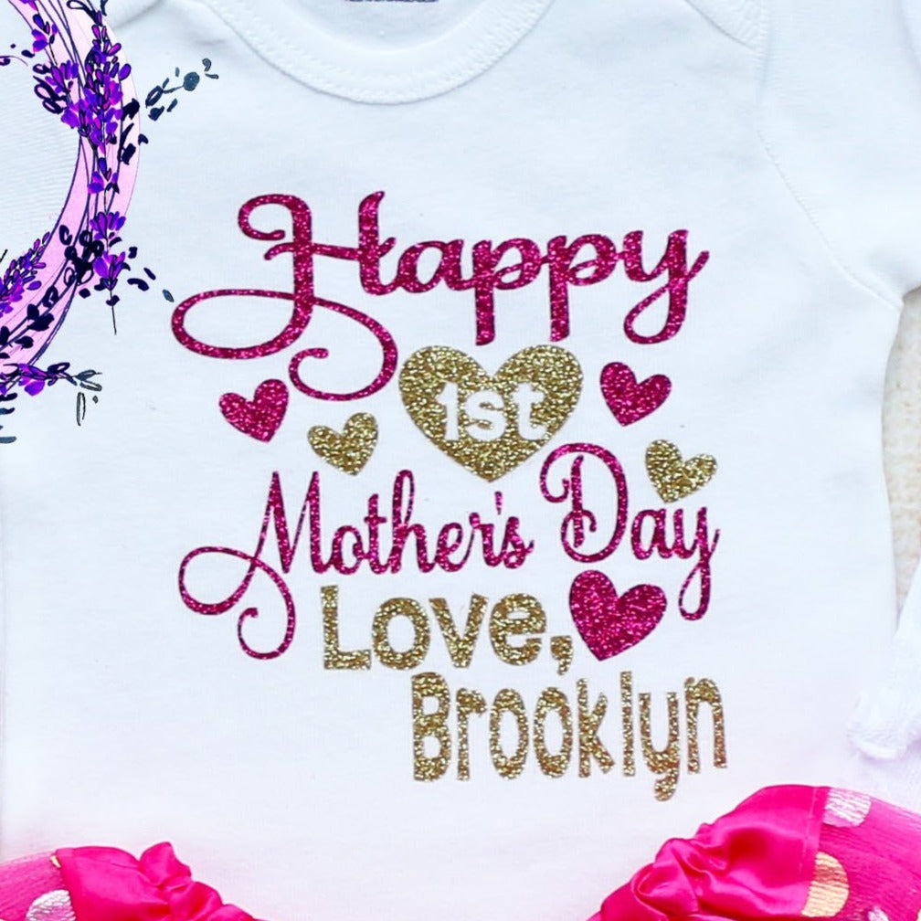 Personalized First Mother's Day Outfit