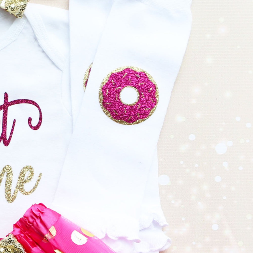 Sweet One Donut First Birthday Tutu Outfit