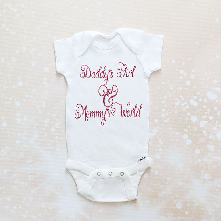 Daddy's Girl & Mommy's World Baby Tutu Outfit