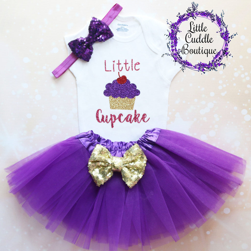 Little Cupcake Girl Tutu Outfit