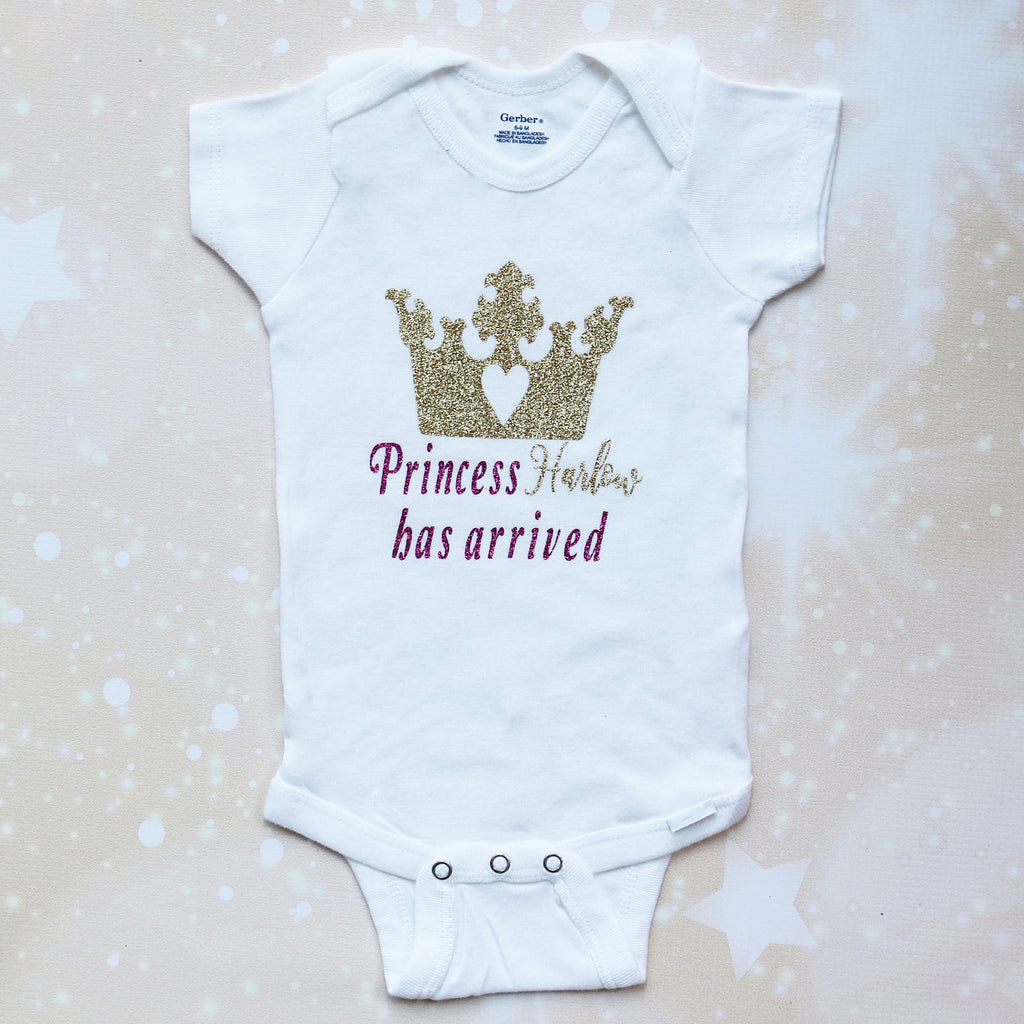 Personalized Princess Baby Tutu Outfit