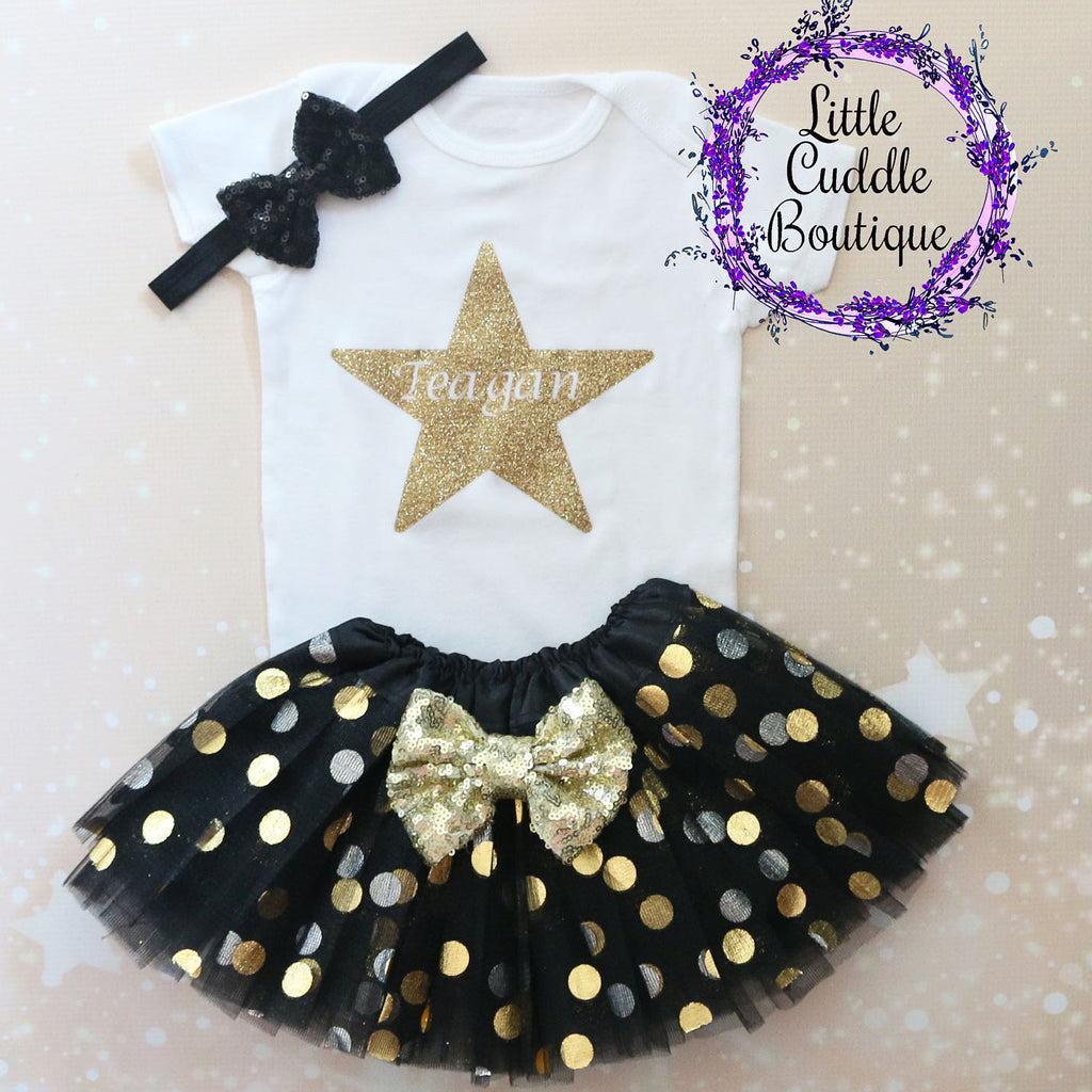 Personalized Star Baby Tutu Outfit