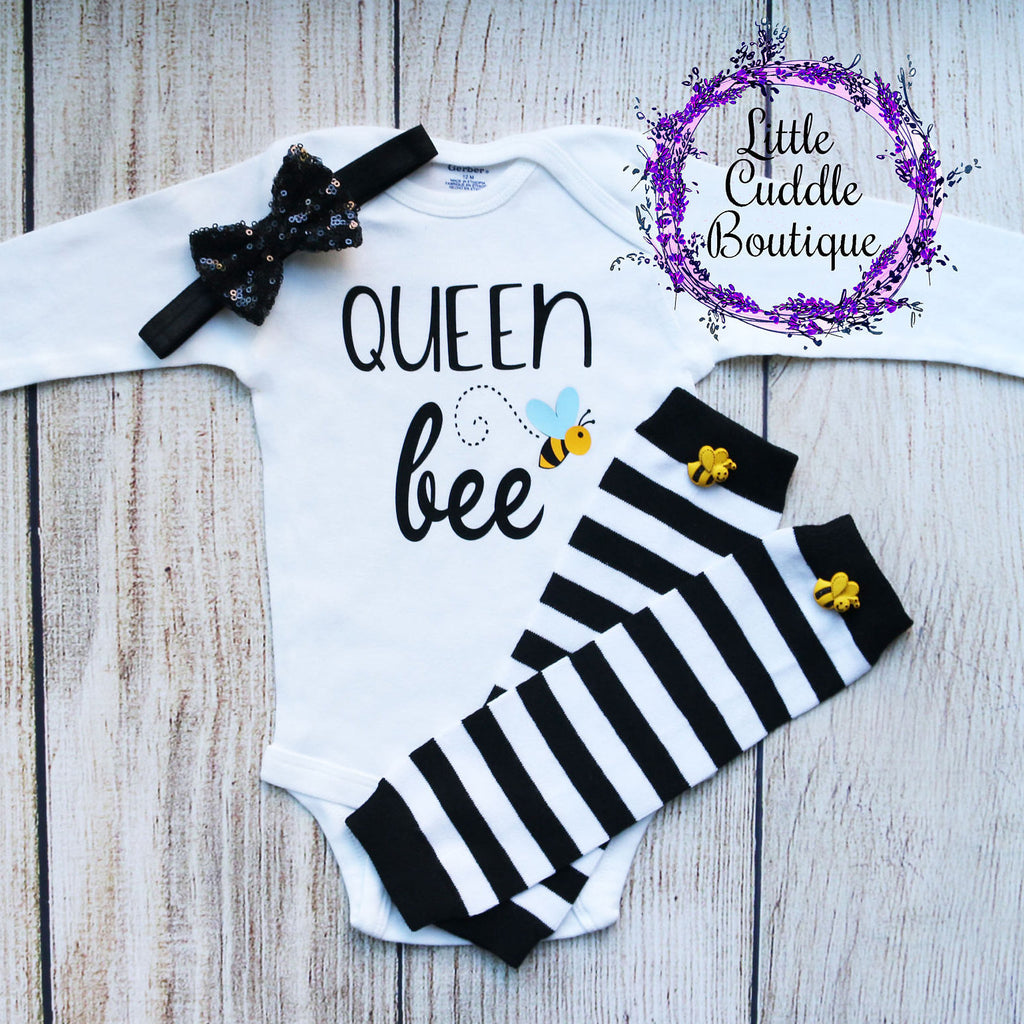 Queen Bee Baby Girl Outfit