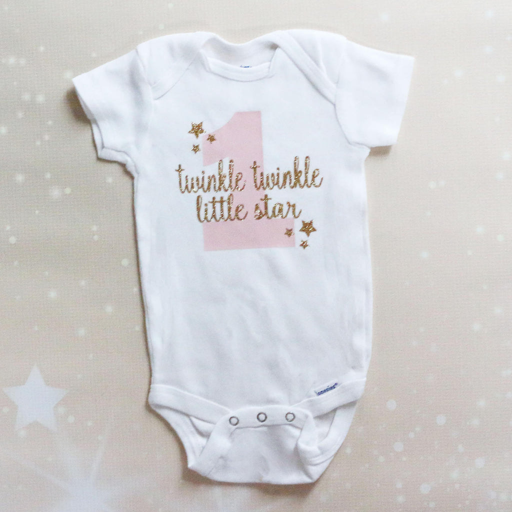 Personalized Twinkle Twinkle First Birthday Tutu Outfit