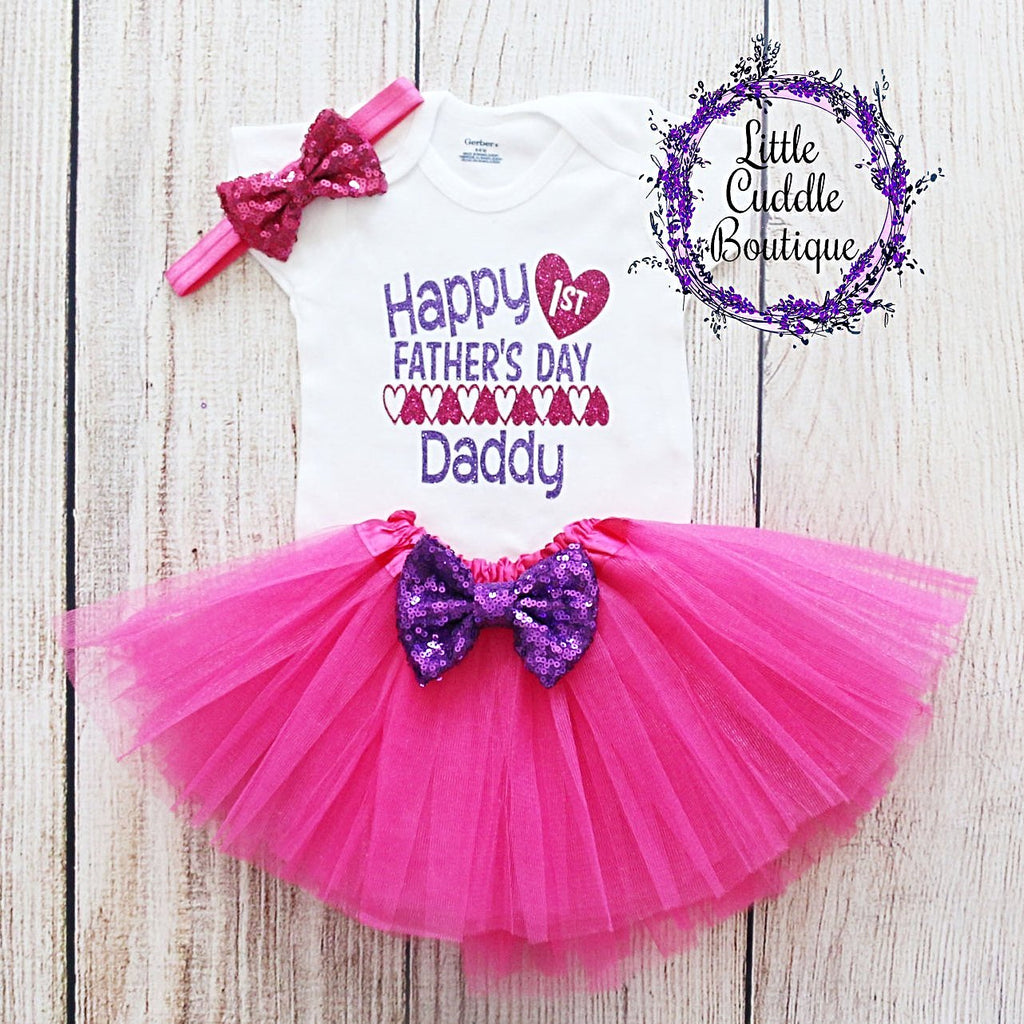 First Father's Day Tutu Outfit