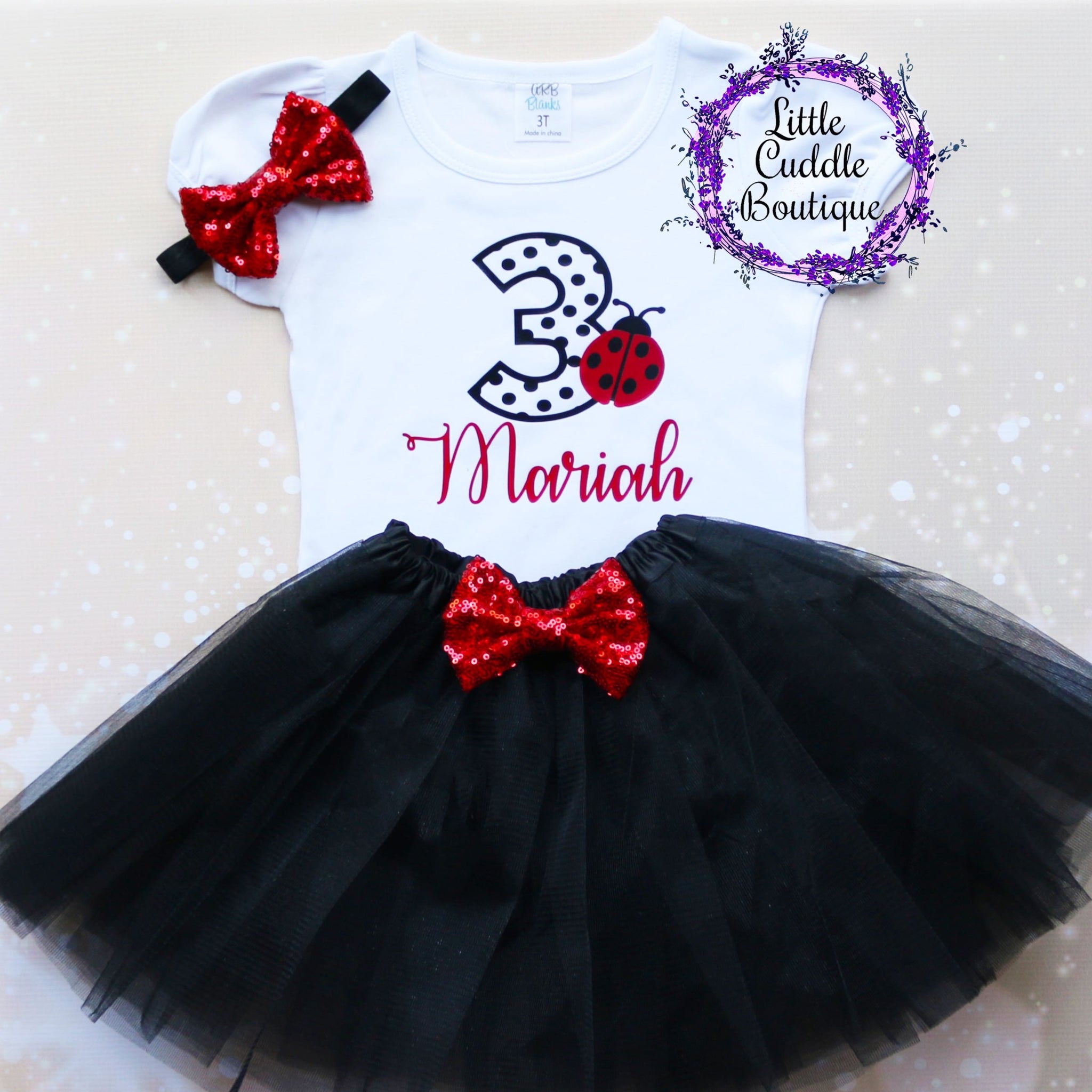 ladybug birthday dress Ladybug Red & Lime Twirl Dress