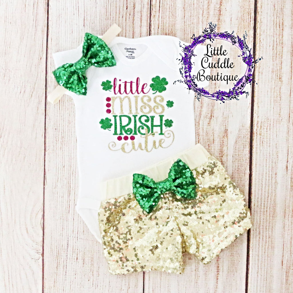 Little Miss Irish Cutie Shorts Outfit