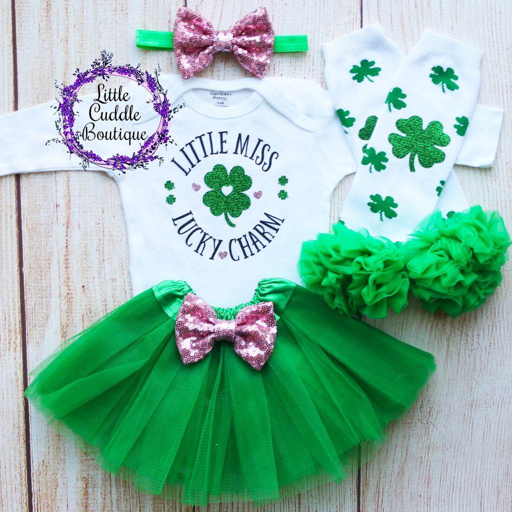 Little Miss Lucky Charm Tutu Outfit