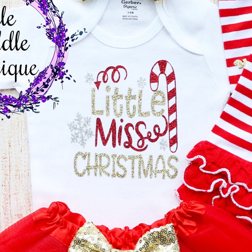 Little Miss Christmas Baby Tutu Outfit