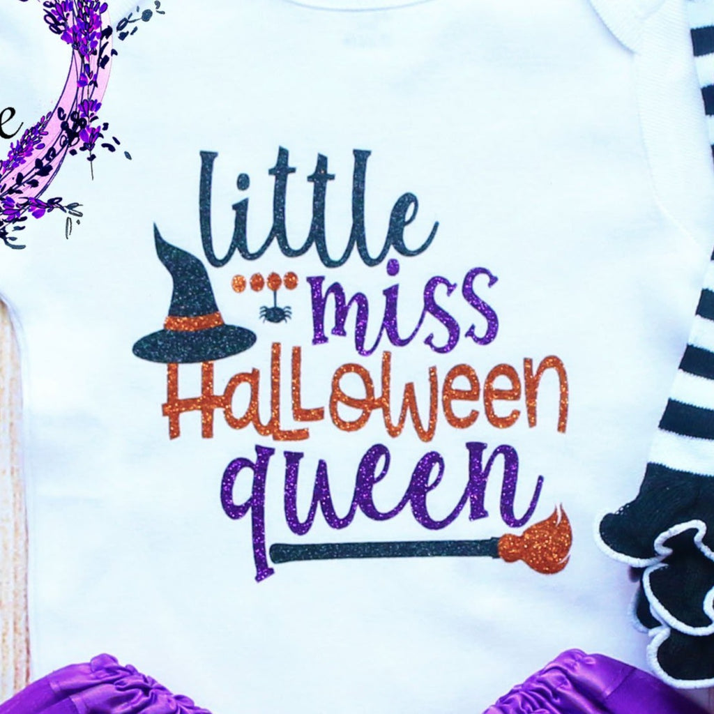 Little Miss Halloween Queen Baby Tutu Outfit