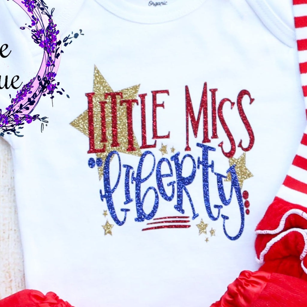 Little Miss Liberty Fourth Of July Tutu Outfit