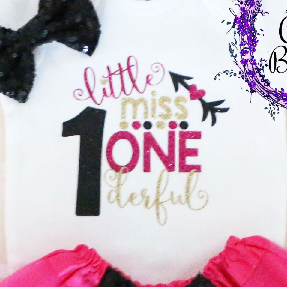 Little Miss Onederful Baby Tutu Outfit