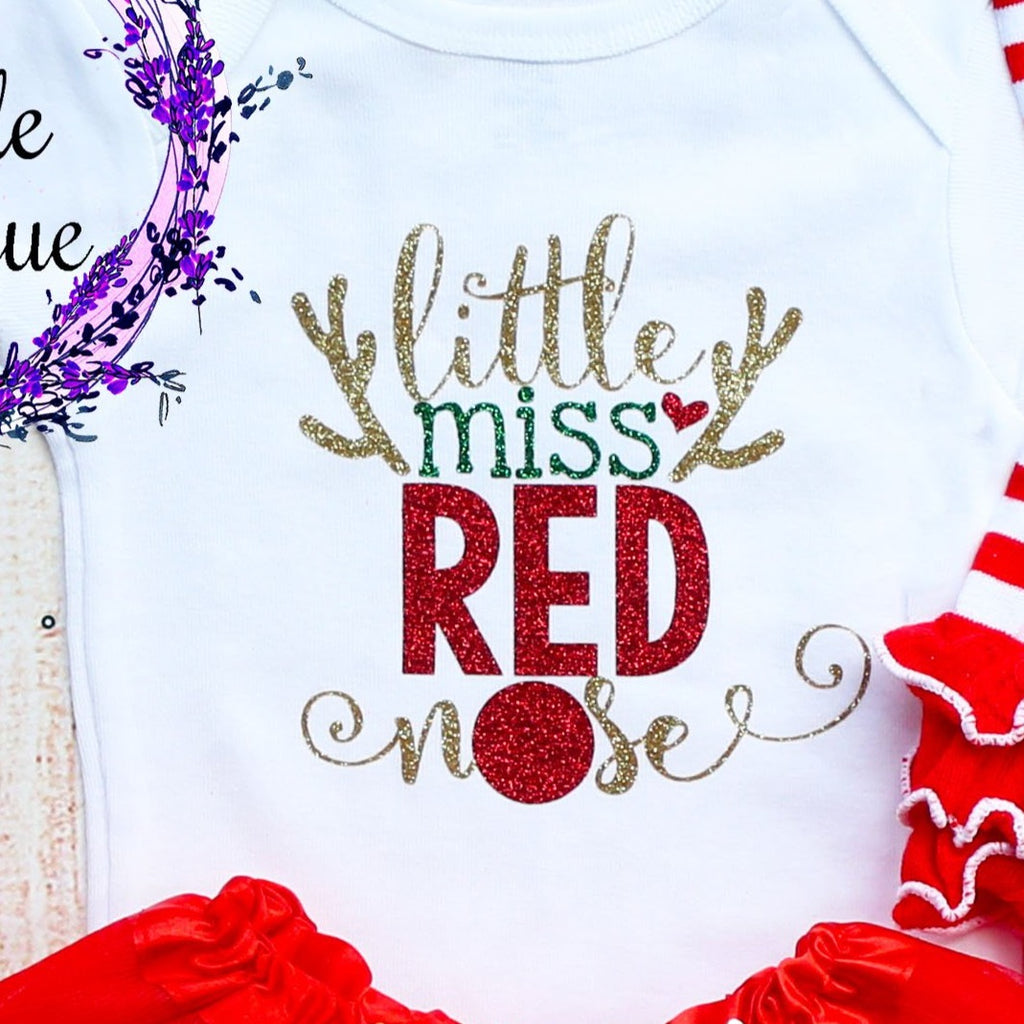 Little Miss Red Nose Baby Tutu Outfit