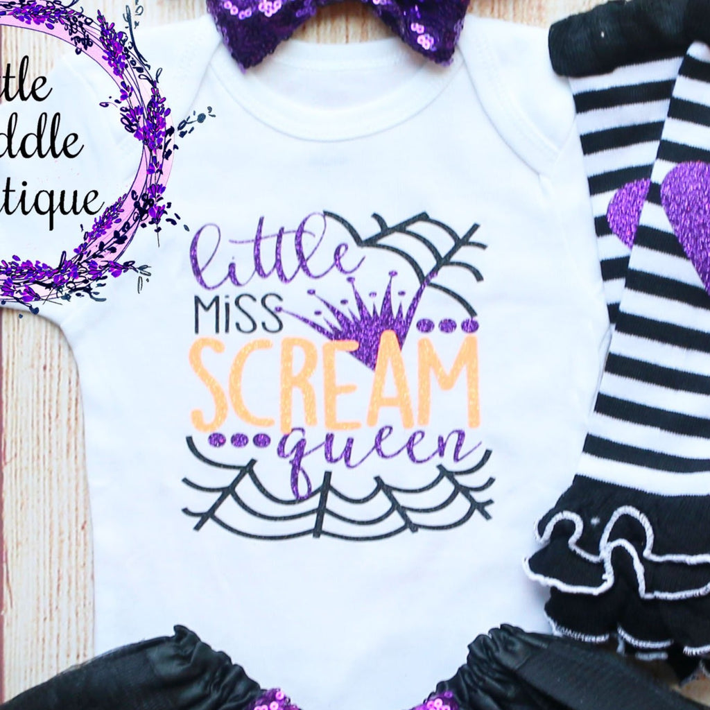 Little Miss Scream Queen Baby Outfit