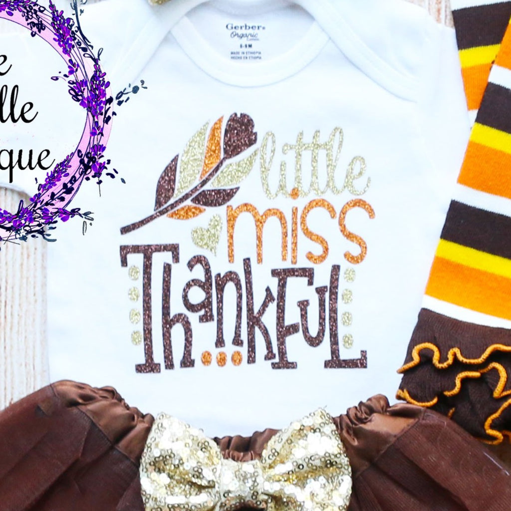 Little Miss Thankful Baby Tutu Outfit