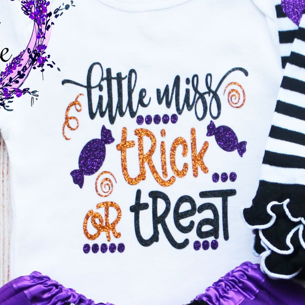 Little Miss Trick Or Treat Baby Tutu Outfit