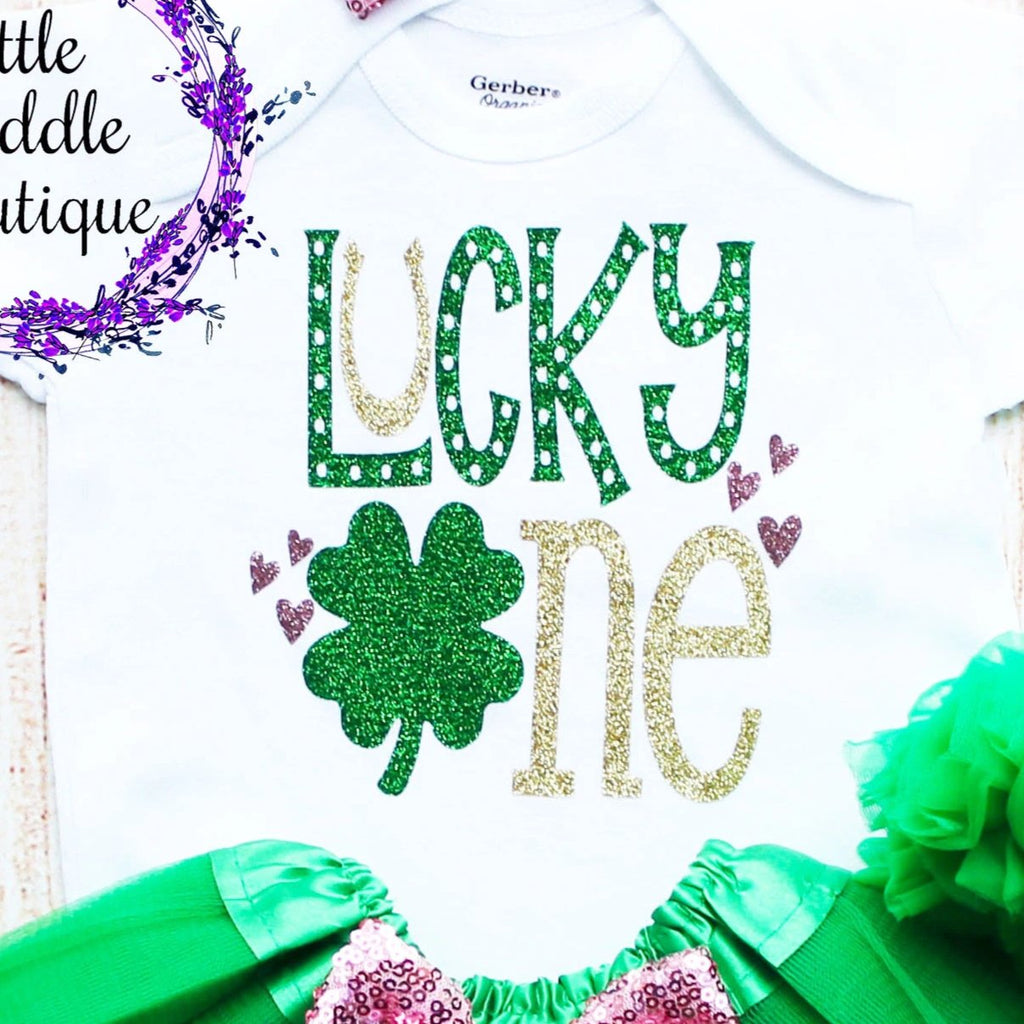 Lucky One St. Patrick's Day Birthday Tutu Outfit