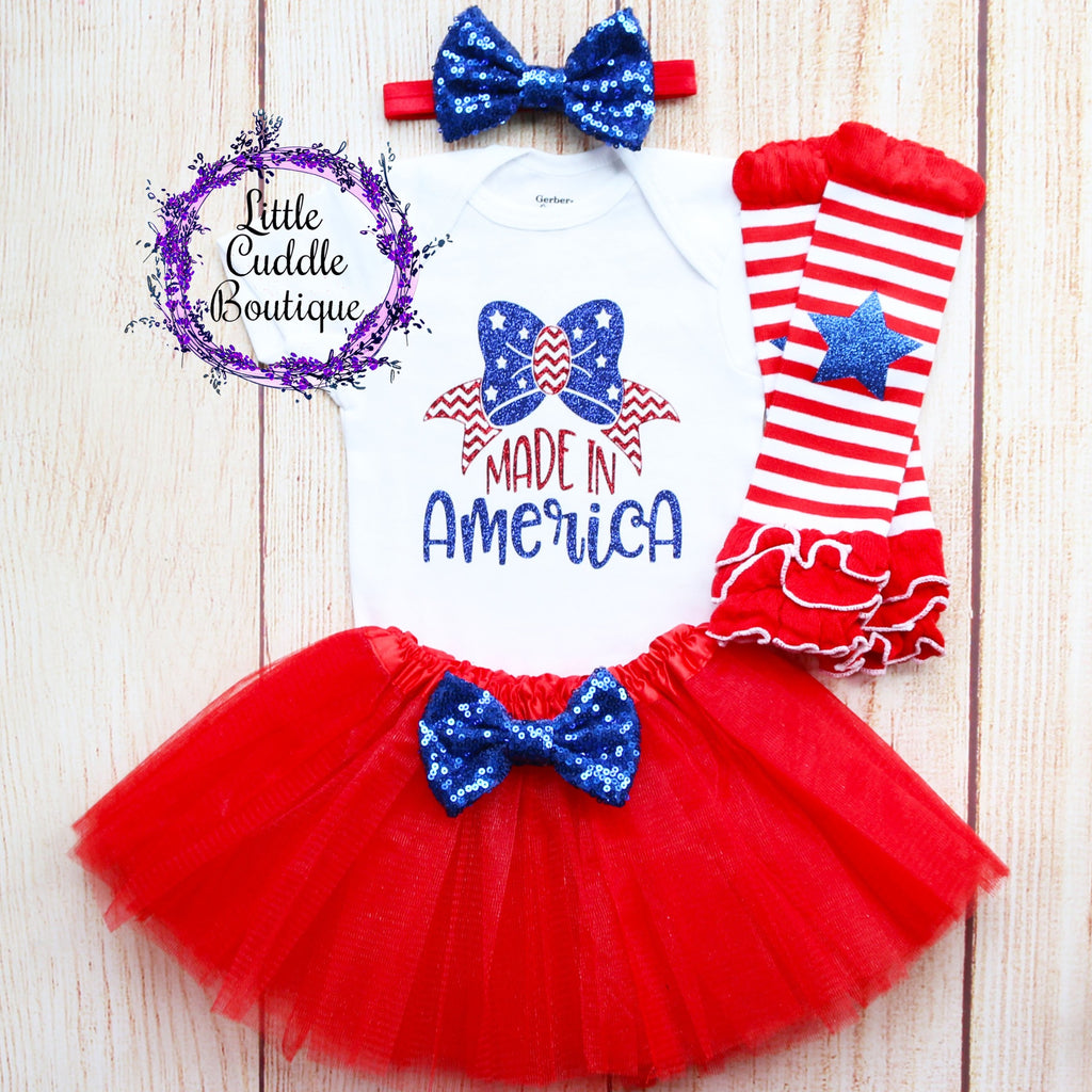 Made In America Fourth of July Tutu Outfit