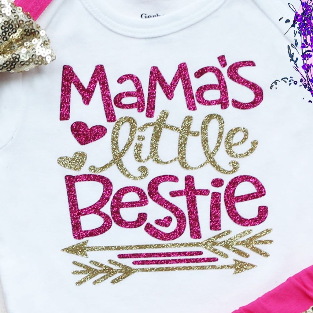 Mama's Little Bestie Shorts Outfit