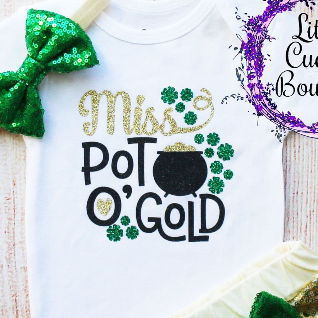 Miss Pot O Gold Baby Shorts Outfit