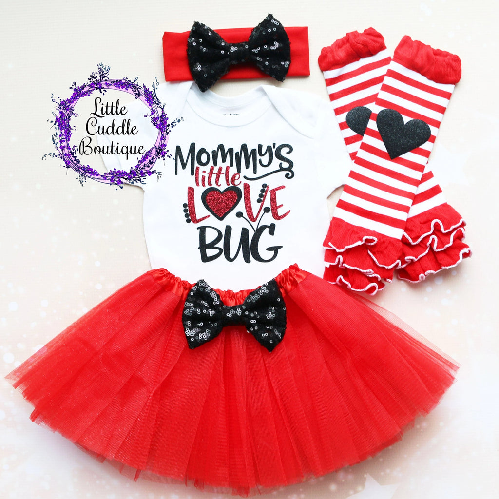 Mommy's Little Love Bug Baby Tutu Outfit