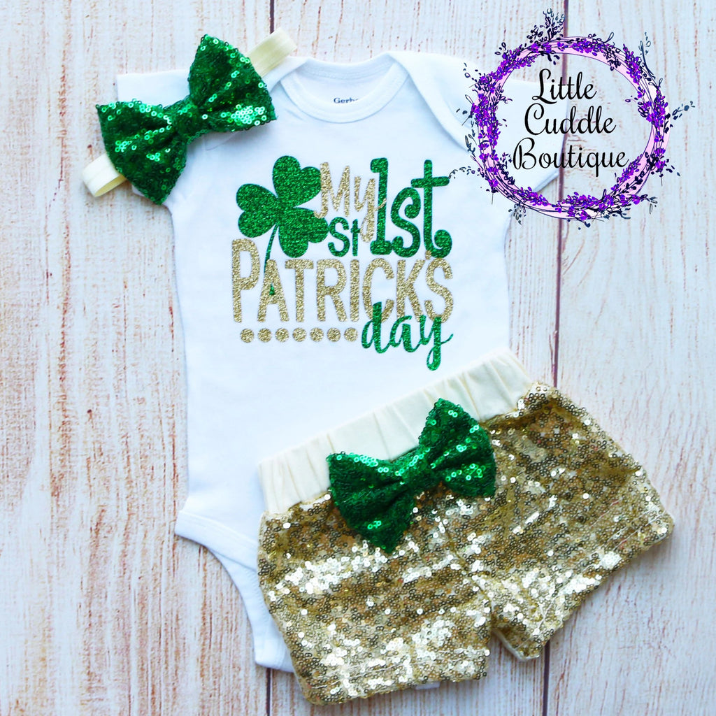 My 1st Saint Patrick's Day Shorts Outfit