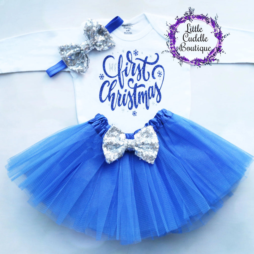 My First Christmas Tutu Outfit